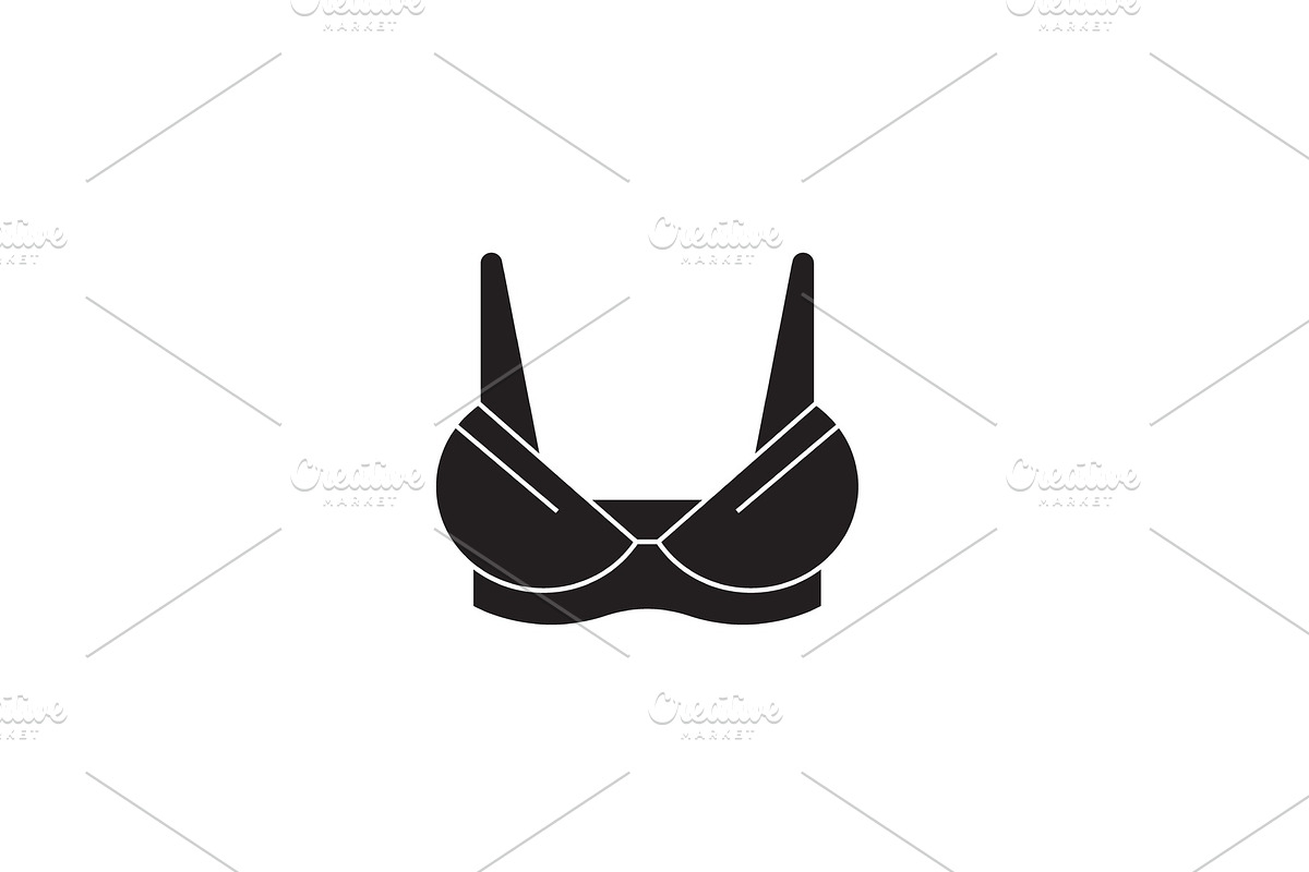 Brasserie black vector concept icon in Illustrations - product preview 8