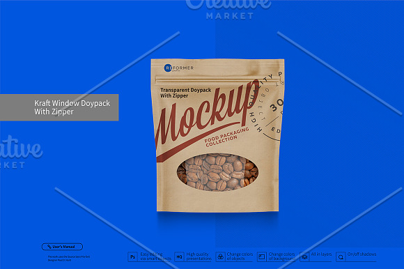 Six Doy-Pack Mockup 40% OFF! in Product Mockups - product preview 15