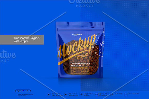 Six Doy-Pack Mockup 40% OFF! in Product Mockups - product preview 16