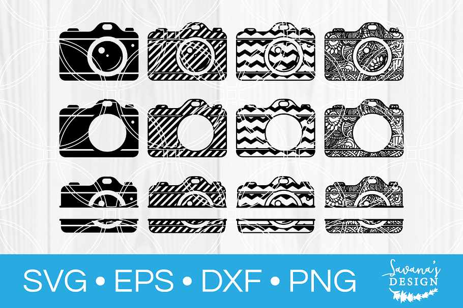 Camera SVG Bundle Photography SVG in Illustrations - product preview 8