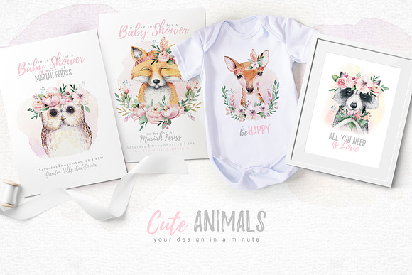 Сute forest friends! in Illustrations - product preview 9