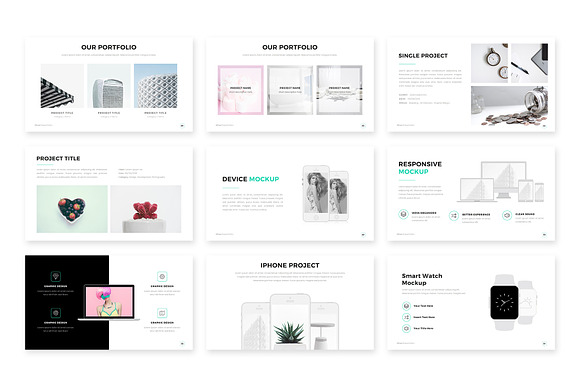 MINEX Minimal PowerPoint Template in PowerPoint Templates - product preview 4