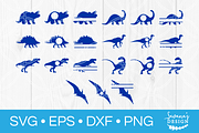 Dinosaur SVG Bundle Cut Files