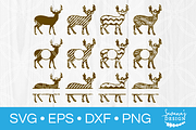 Deer SVG Cutting Files Monograms SVG