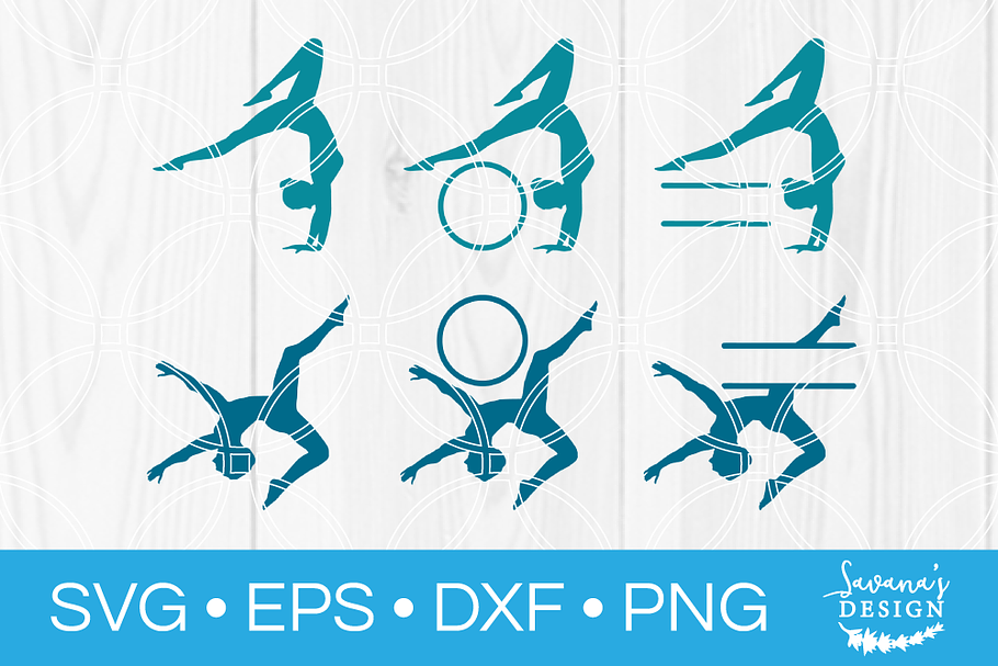 Gymnast SVG Gymnastics SVG Bundle in Illustrations - product preview 8