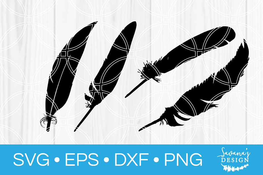 Download Feather SVG Cut File | Custom-Designed Illustrations ...