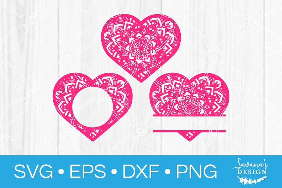 Heart SVG Bundle Love Cut File