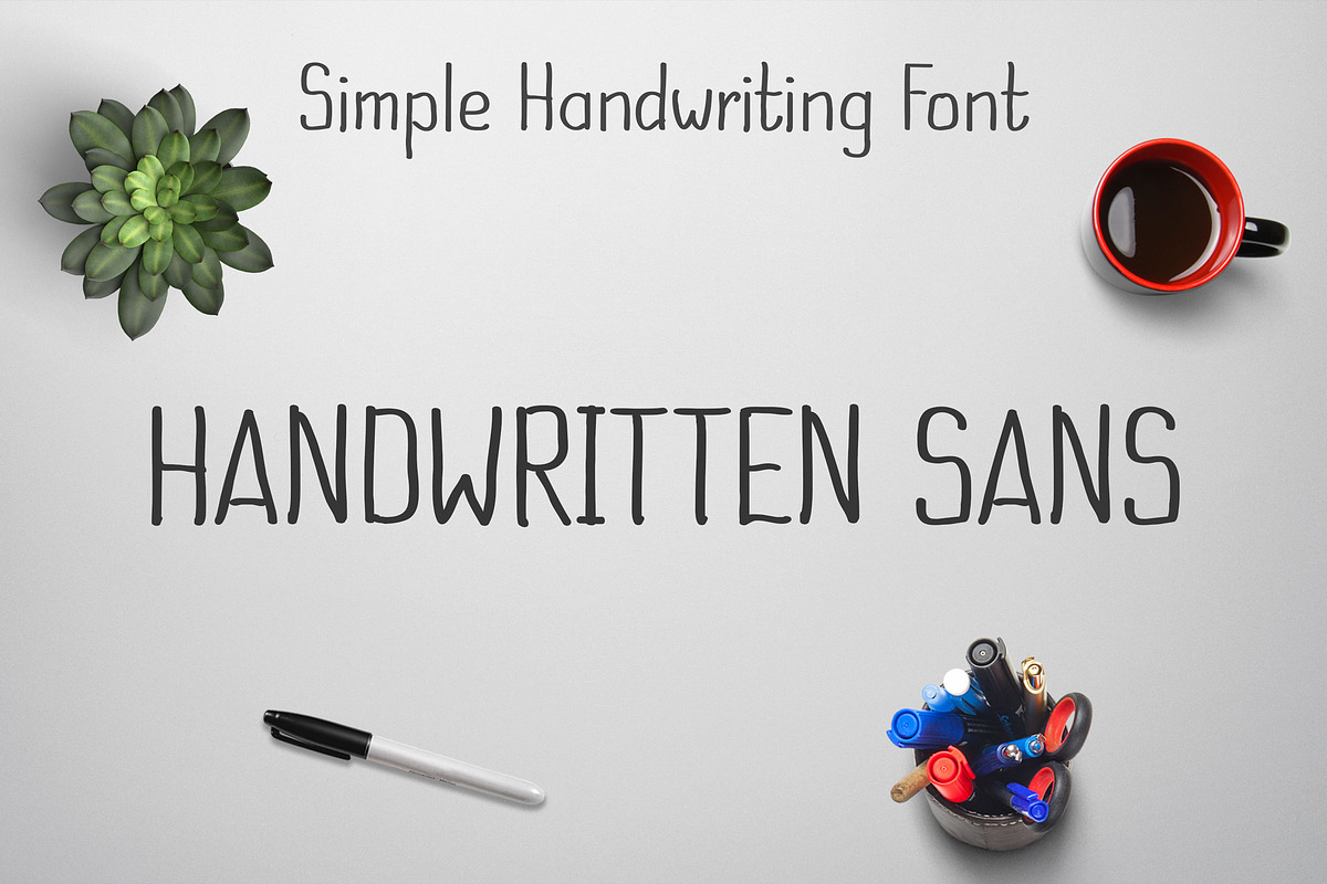 Handwritten Sans in Comic Sans Fonts - product preview 8