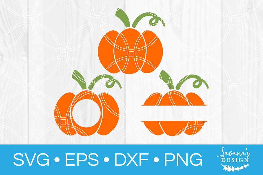 Pumpkin SVG Bundle Monogram SVG in Illustrations - product preview 8