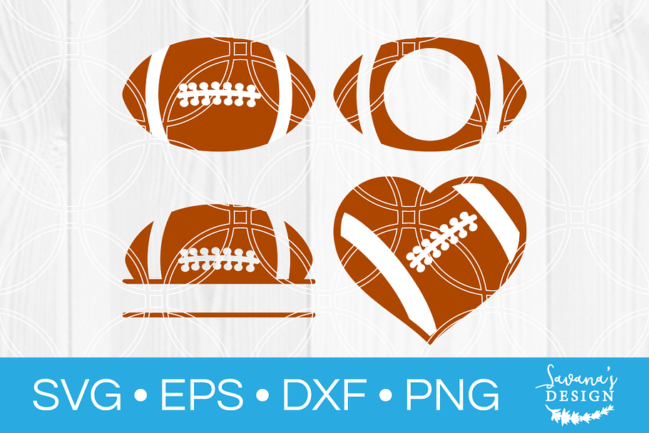 Football SVG Bundle Cut Files in Illustrations - product preview 8