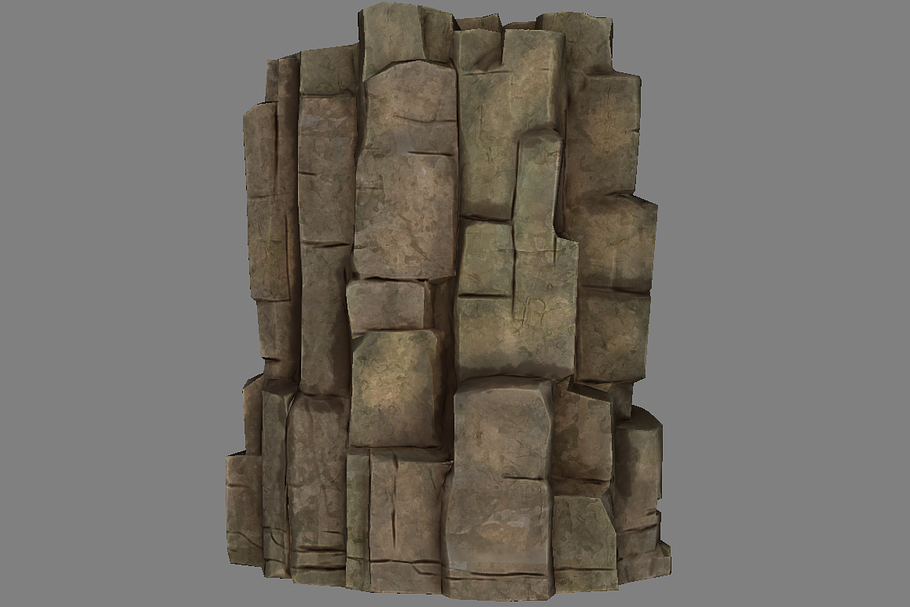 Rock_Wall_Short in Environment - product preview 8