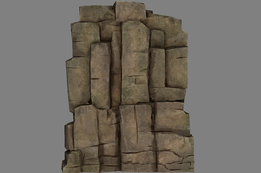 Rock_Wall_Short in Environment - product preview 1