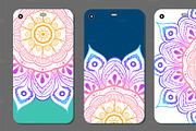 Phone case mandala design set