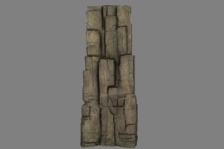 Rock_Wall_Tall in Environment - product preview 1