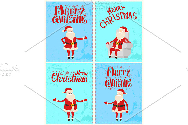 Merry Christmas Santa Claus Postcard