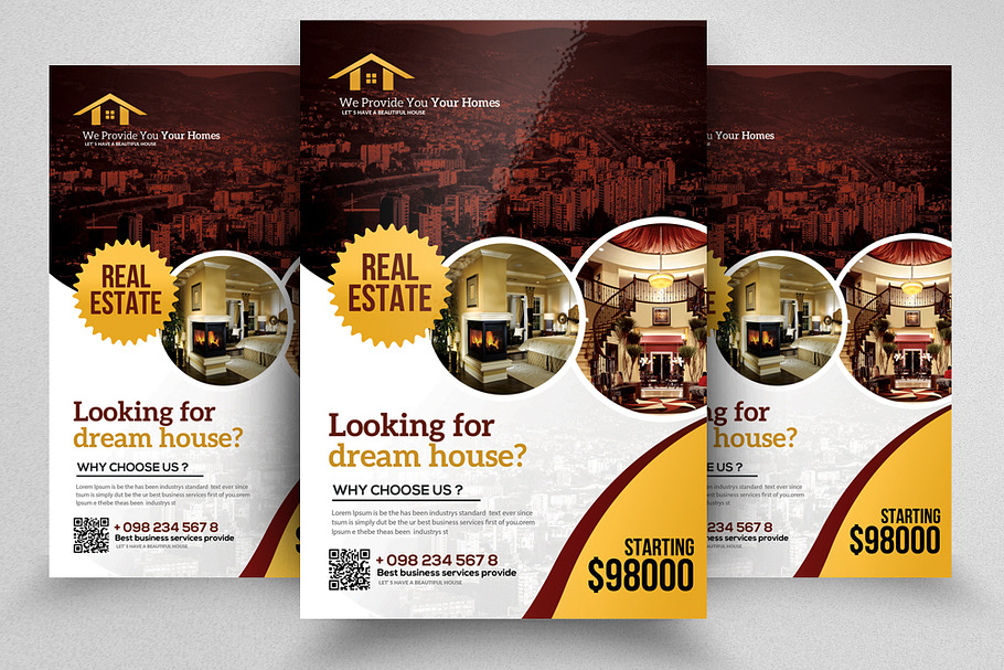 Real Estate Property Flyer Template