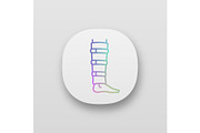 Shin brace app icon