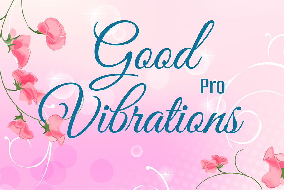 Good Vibrations Pro in Script Fonts - product preview 8