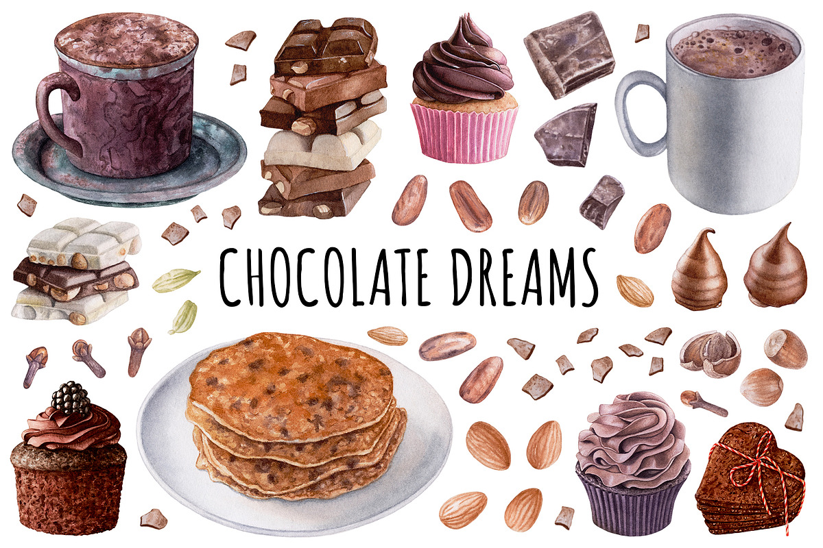 Chocolate Dreams in Illustrations - product preview 8
