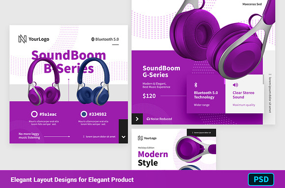 PRODUCT Modern Instagram Posts in Instagram Templates - product preview 1
