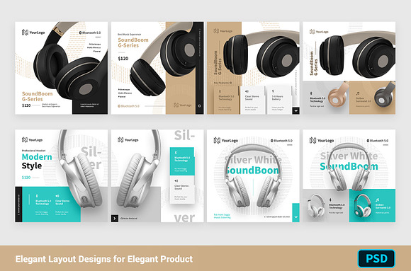 PRODUCT Modern Instagram Posts in Instagram Templates - product preview 4
