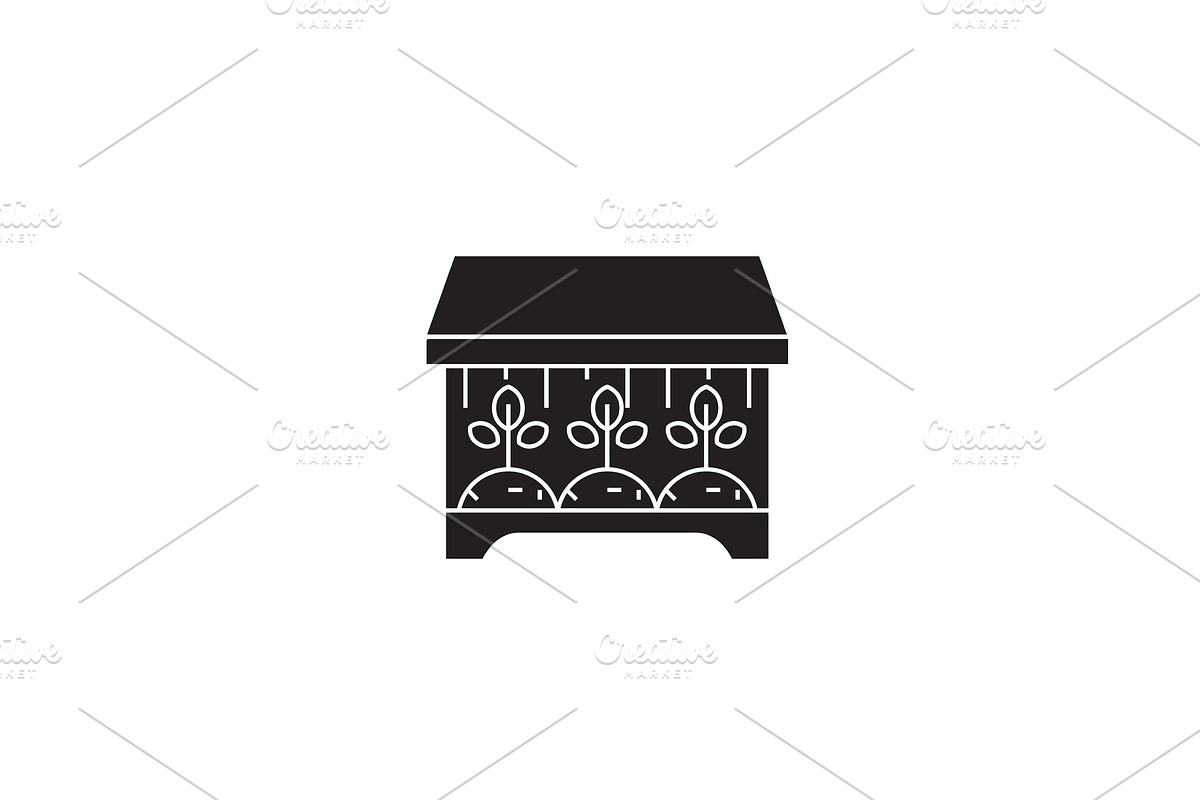 Home sprouter black vector concept in Illustrations - product preview 8