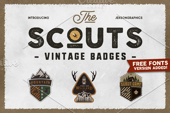 The Scouts & Camping Badges in Logo Templates - product preview 8