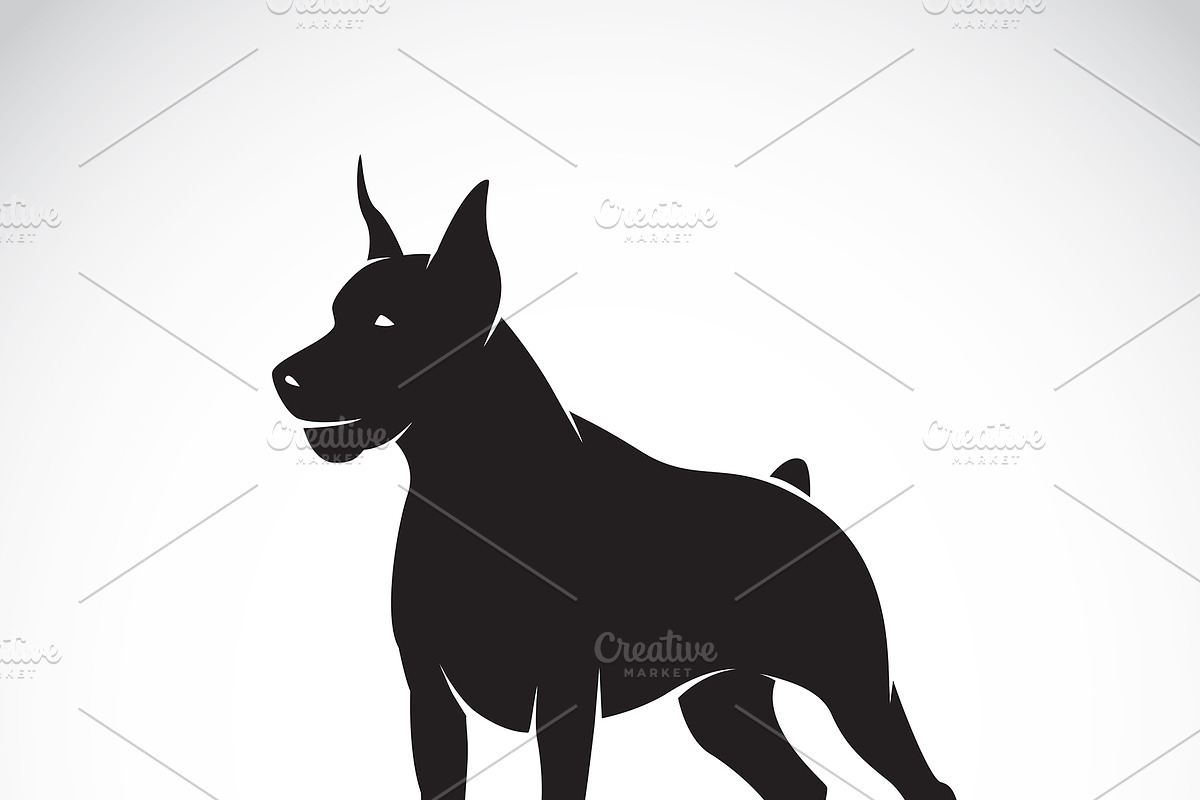 Vector of n dog (Great Dane). Pet. in Icons - product preview 8