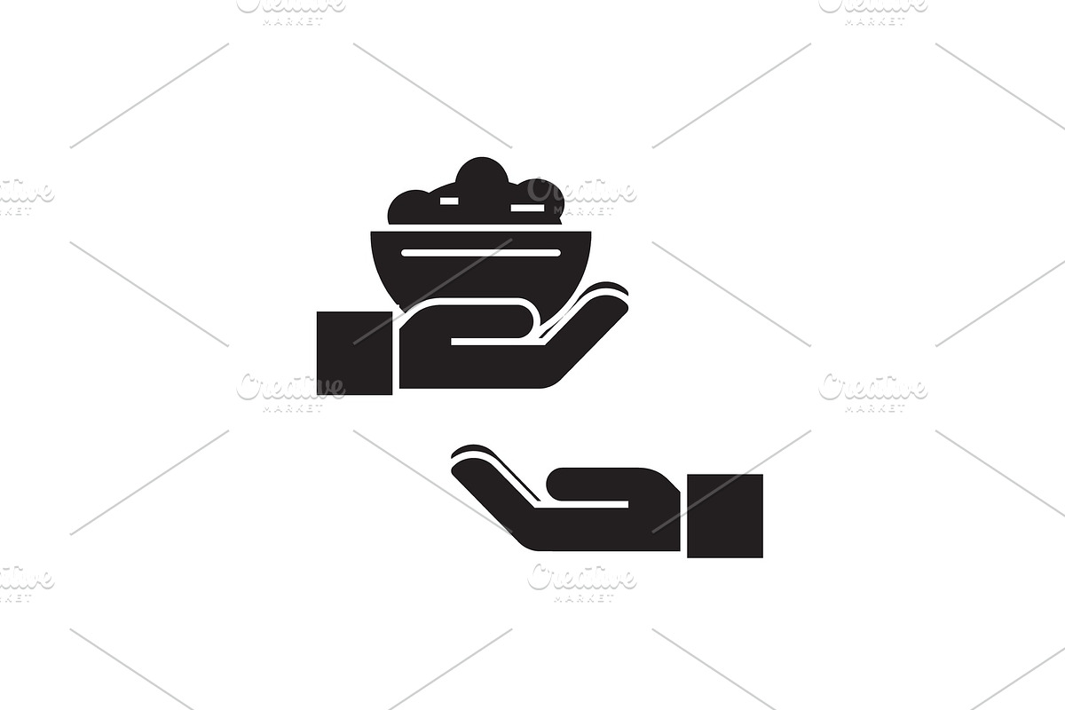 Cook somebody black vector concept in Illustrations - product preview 8