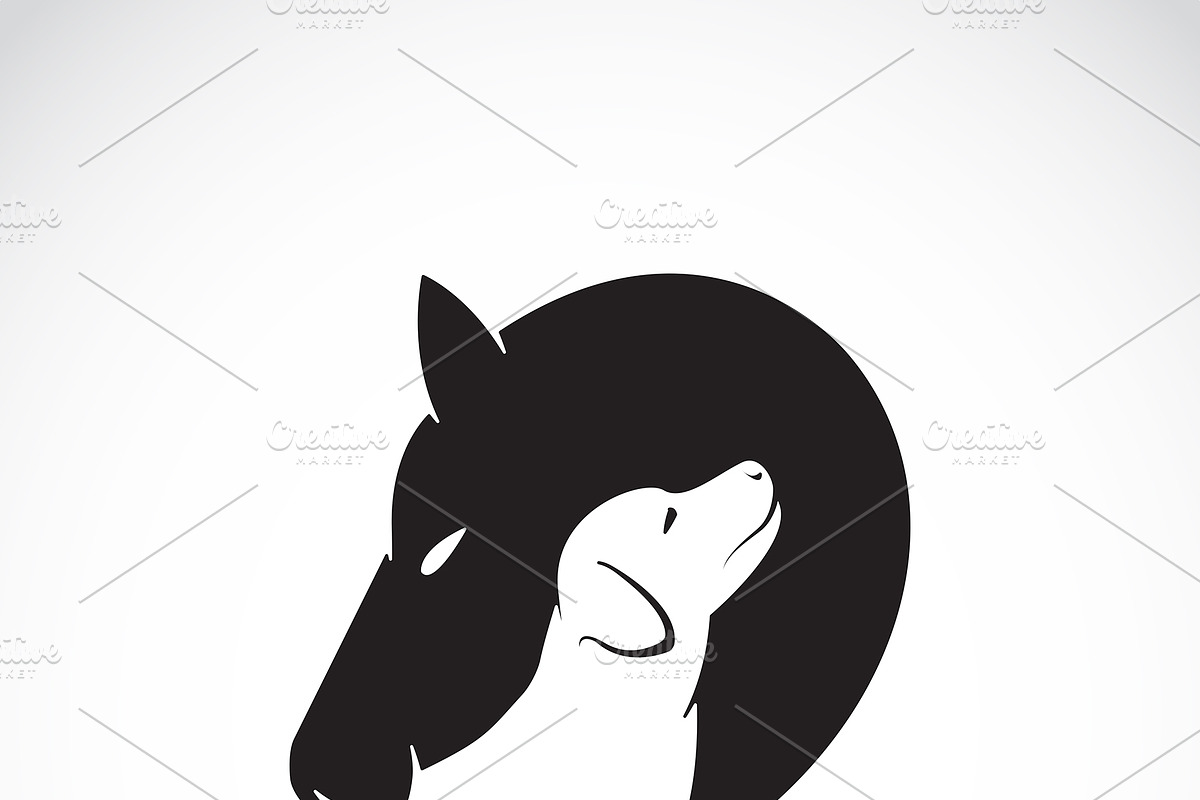 Vector of horse and dog. Animal. Pet in Icons - product preview 8