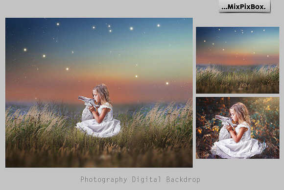 Magic Night Backdrop in Photoshop Layer Styles - product preview 2