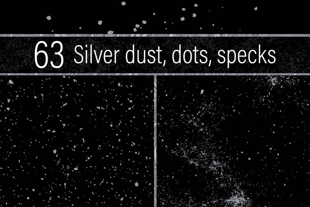 Silver Dust, Dots and Specks in Textures - product preview 8