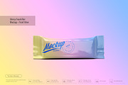 Glossy Snack Bar Mockup - Front View