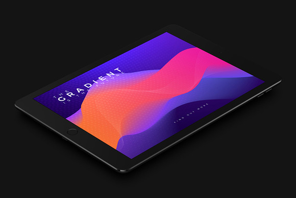 Colorful Gradient Backgrounds in Patterns - product preview 1