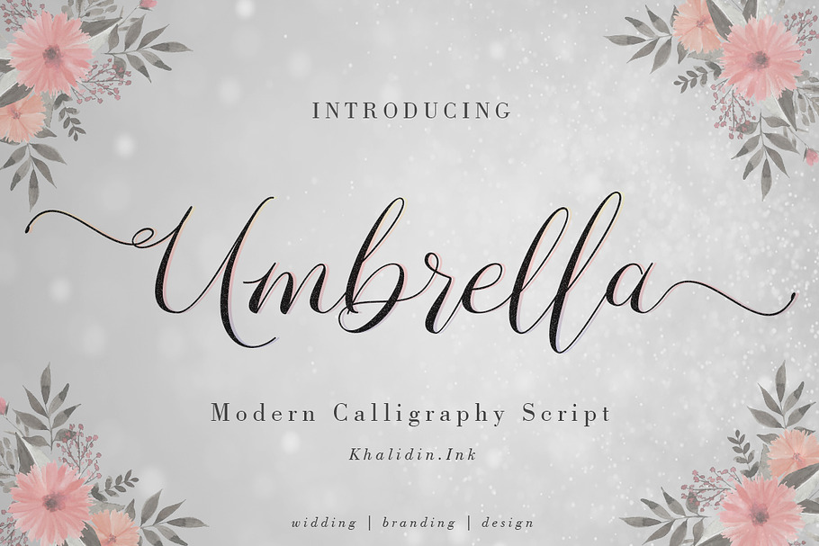 Umbrella Font in Script Fonts - product preview 8