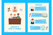 Judge vector justice law court and