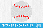 Baseball Ball SVG Cut File