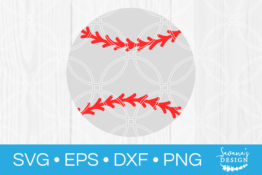 Baseball Ball SVG Cut File in Illustrations - product preview 8