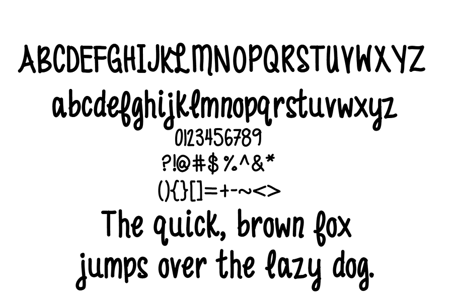 Firefly-handwritten font