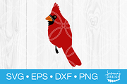 Cardinal SVG Bird Cut File