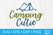Camping Cutie SVG Cut File