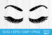 Eyelashes SVG Cut File