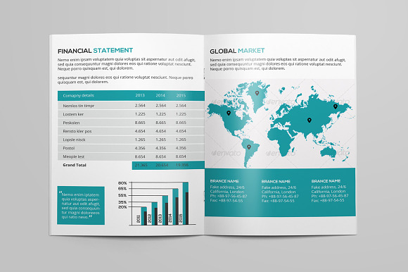 Corporate Annual Report in Brochure Templates - product preview 3