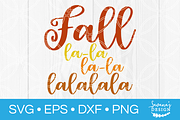 Fall La La La La SVG Autumn SVG