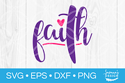 Faith Cross SVG
