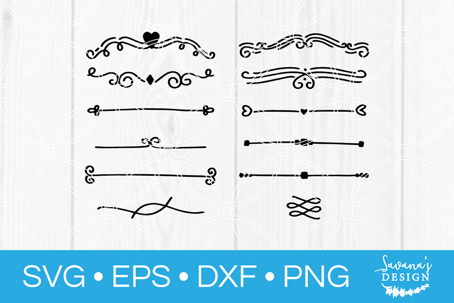 Lines SVG Dividers SVG in Illustrations - product preview 8