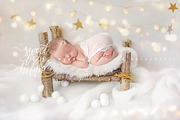 Christmas Newborn Digital Backdrop