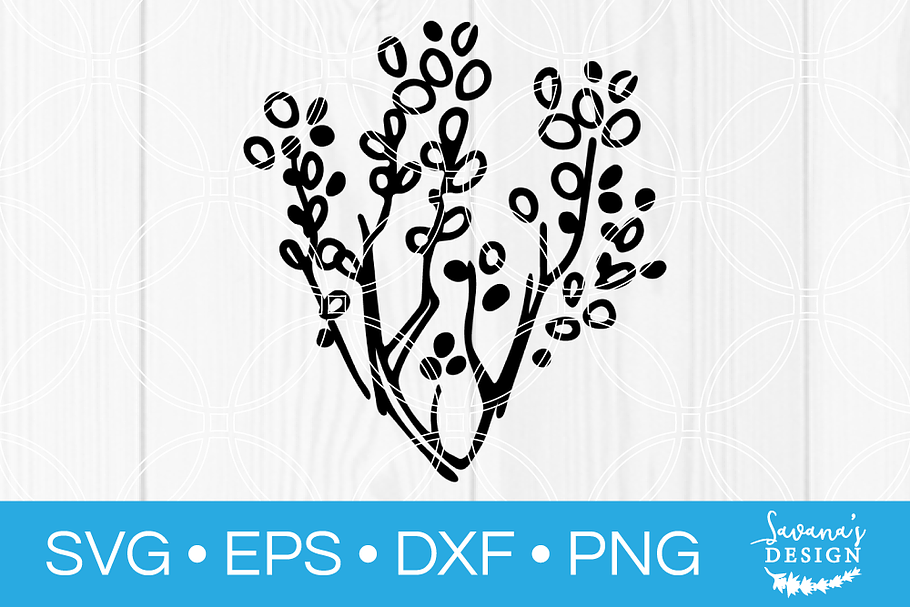 Tree SVG Branch SVG Bush SVG in Illustrations - product preview 8