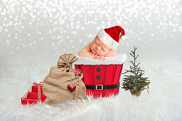 CHRISTMAS Bundle 17digital backdrops in Photoshop Layer Styles - product preview 4