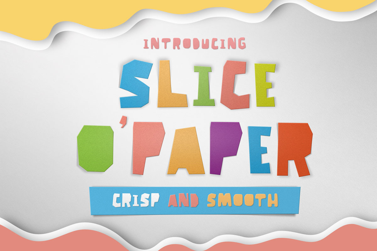 Slice O'Paper  in Display Fonts - product preview 8